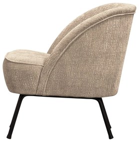 Béžové ženilkové kreslo Vogue – WOOOD