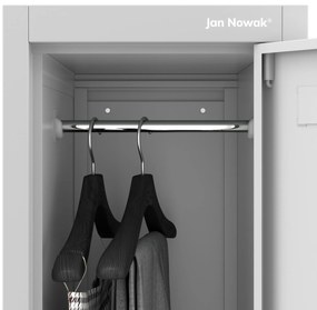 Pracovná odevná skriňa BHP sivá: BARTEK 1 Plus