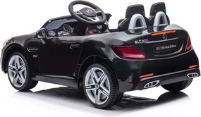 LEAN CARS Elektrické autíčko Mercedes SLC 300 LED MP3 čierne