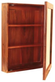furniture-nabytek.cz - Skrinka so zrkadlom do kúpeľne Jali 50x60x15 indický masív palisander
