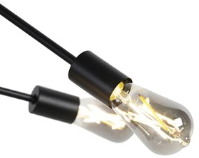 Inteligentné priemyselné závesné svietidlo čierne vrátane 6 WiFi ST64 - Sydney