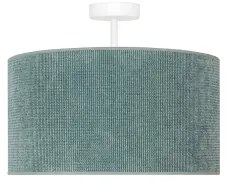 Duolla - Prisadený luster CORDUROY 1xE27/15W/230V svetlo pr. 40 cm modrá