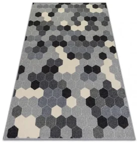 Koberec HEOS 78537 sivý / krém HEXAGON