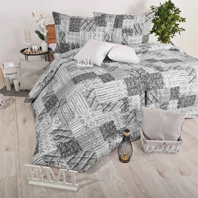 Obliečky bavlnené Mizar EMI: Francúzsky set1 200x220 + 2x (70x90)