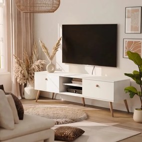 TV skrinka KENZI 170cm biela