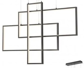 Redo 01-2315 - LED Stmievateľný luster na lanku PLANA LED/60W/230V čierna