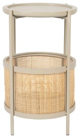 Okrúhly odkladací stolík ø 30 cm Makoto – White Label