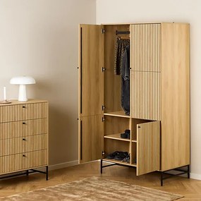 Šatníková skriňa Albany 99 cm dub prírodný