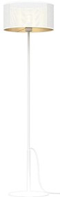 Stojacia lampa LOFT SHADE 1xE27/60W/230V biela/zlatá