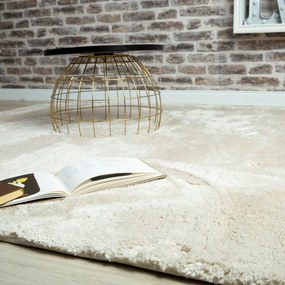 Obsession, DOPREDAJ: 80x150 cm Kusový koberec Curacao 490 ivory, 80x150, biela, obývacia izba