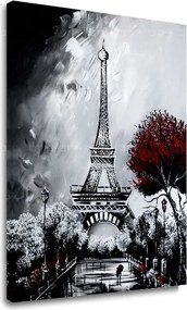 Autorská reprodukcia na plátne EIFFELOVA VEŽA XOBAM032E1
