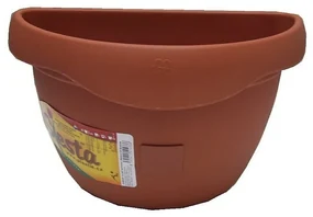 Plastia Samozavlažovací kvetináč na stenu Siesta, terakota, 29 cm, Plastia