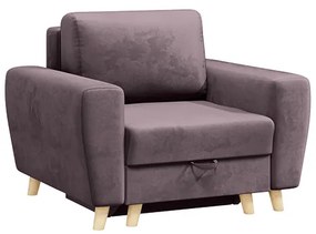 PROXIMA.store - Rozkladacie kreslo - prístelka s roštom MADERA DRUH LÁTKY: CONCEPT - 1