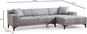 Rohová sedacia súprava Petra 250 cm - výber z 5 prevedení