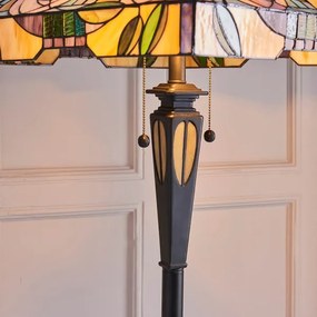 Endon 64383 - Stojacia lampa Tiffany WILLIOW 2xE27/60W/230V pr. 42,5 cm
