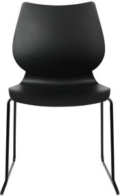 Sada 2 ks stoličiek Houma - čierna