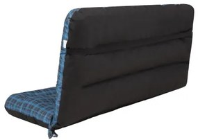 Vankúš na hojdačku ANIA 150 cm károvaný, modrý