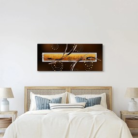 Obraz abstrakcie - Motýle (120x50 cm)