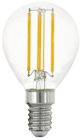 EGLO LED žiarovka, E14, 4 W, teplá biela, (číra)