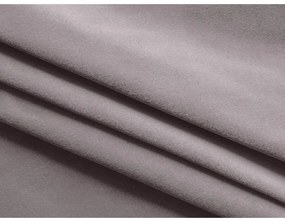 Zamatová rozkladacia/s úložným priestorom pohovka v levanduľovej farbe 225 cm Hula – Makamii