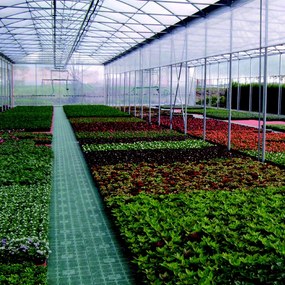 Plastová dierovaná dlažba Linea Combi 40 x 40 x 4,8  cm, tmavo hnedá