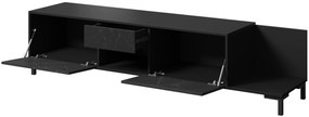 Cama Marmo TV stolík - čierna