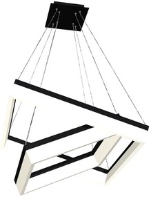 Závesné LED svietidlo Nero, 2x LED 80w, 4000k, b