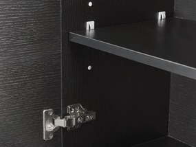 Čierna kúpeľňová skrinka MATARO Beliani