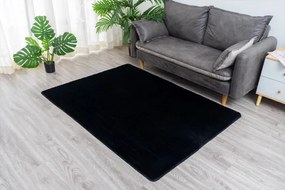 Koberec RABBIT 3D čierny