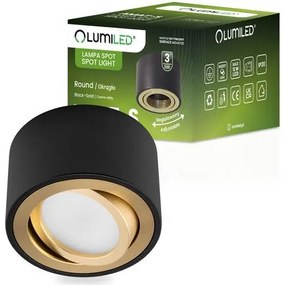 Bodové svietidilo Amat 50 mm Black/Gold O K1