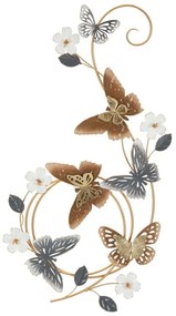 Kovová nástenná dekorácia 45x88 cm Delis – Mauro Ferretti