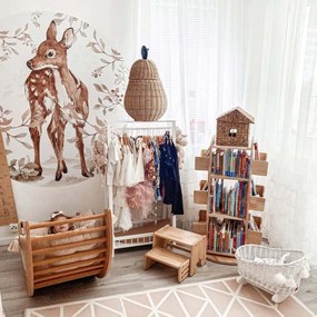 Samolepka do detskej izby Jeleň v kruhu M