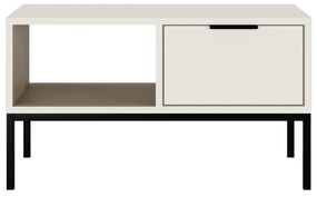 Konferenční stolek Austin 80 cm černý/bílý