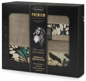 FROTÉ UTERÁK EVA MINGE15 SADA 1KS 30X50 CM, 1KS 50X90 CM, 1KS 70X140 CM BÉŽOVÁ