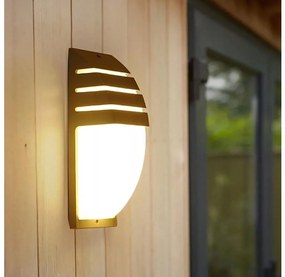 Vonkajšie nástenné svietidlo NALANI 1xE27/18W/230V IP54 antracit