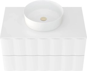 Závesná skrinka pod umývadlo Grita 80 cm biela
