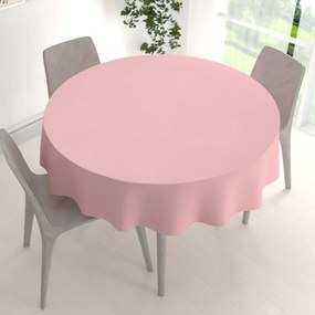 Biante Teflónový okrúhly obrus - Paris TF-125 Púdrovo ružový Ø 50 cm