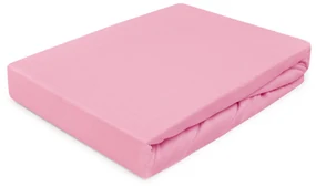 JERSEY PRESTIERADLO 005 90X200 CM RUŽOVÉ