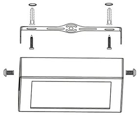 Eglo 98172 - LED Stmievateľné vonkajšie svietidlo ARGOLIS-C LED/22W/230V BT IP44