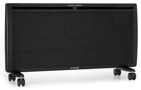 Klarstein Hot Spot Slimcurve Double Wave, konvektor, ohrievač 2 v 1, 2000 W, týždenný časovač, čierny