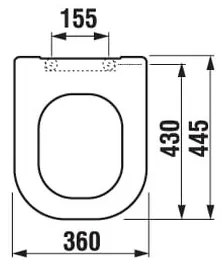 JIKA H8936113000631 - WC sedátko SoftClose DEEP duroplast/biela