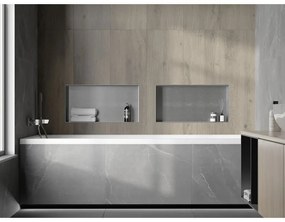 Mexen X-Wall-NR, polička na zapustenie pod obklad bez goliera 60 x 30 cm, oceľová, 1911603010