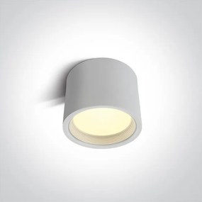 1-LIGHT 12115L/W/W Stropné svietidlo, LED, 15W, 1280lm, 3000K, IP40, 230V, biela