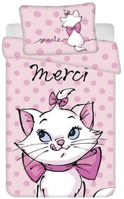 Jerry Fabrics Obliečky do postieľky 100x135 + 40x60 cm- Marie Cat "Merci"