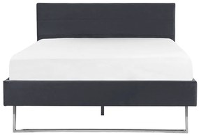Manželská posteľ 140 cm BELAE (s roštom) (sivá). Vlastná spoľahlivá doprava až k Vám domov. 1023048