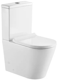 Tila TK1630N HALLE NEW WC kombi + WC sedadlo 38 x 60,5 x 79,5 cm biela