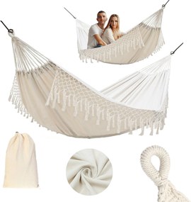 Bluegarden Toolight, hojdacia sieť String pletená 400256, ecru-biela, OGR-04852