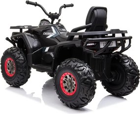 LEAN CARS Elektrická štvorkolka XMX607 LED MP3 čierna