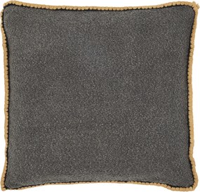 Granitová obliečka na vankúš Aix s textúrovaným povrchom a výrazným lemom – 50*50 cm