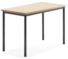 Stôl SONITUS, 1200x700x760 mm, linoleum - béžová, antracit